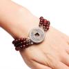 Handmade Natural Rosewood Bracelet Chinese Ancient Coins Style