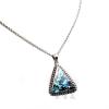 925 Sterling Silver Natural Abalone Shell Pendant Nepal Handmade Jewelry