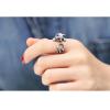 990 Sterling Silver Retro Small Cute Cat Ring