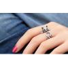 990 Sterling Silver Retro Small Cute Cat Ring