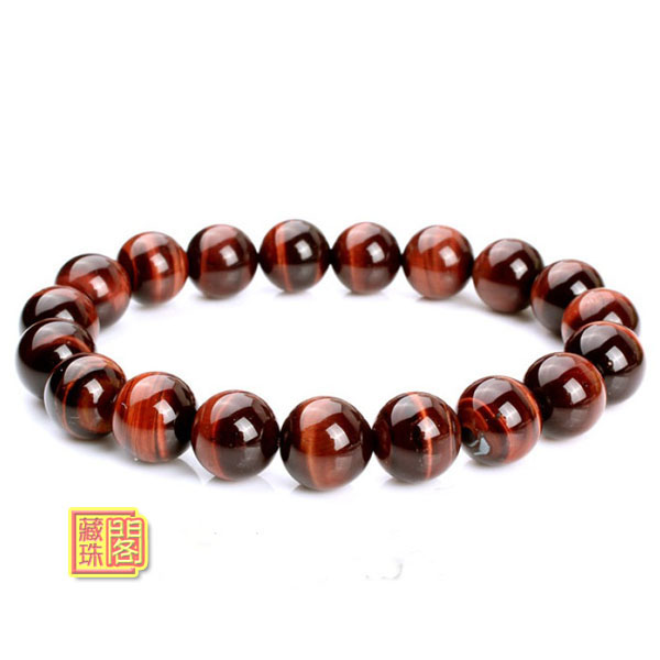 Genuine South Africa Natural 6-14mm Red Tiger Eye Crystal Bracelet Genuine South Africa Natural 6-14mm Red Tiger Eye Crystal Bracelet