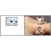 Handmade Cute Cat And The Eyes Mosaic Gem 925 Sterling Silver Ring