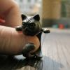 Handmade 925 Sterling Silver Cute Cat Opening Ring