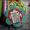 Nepal 925 Sterling Silver Turquoise Kalachakra Om Mani Padme Hum Pendant