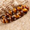 Genuine South Africa Natural 14mm Yellow Tiger Eye Bracelet