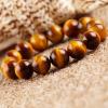 Genuine South Africa Natural 14mm Yellow Tiger Eye Bracelet