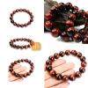 Genuine South Africa Natural 6-14mm Red Tiger Eye Crystal Bracelet