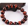 Genuine South Africa Natural 6-14mm Red Tiger Eye Crystal Bracelet