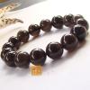 Genuine Iceland Natural 8-14mm Ice Crystal Obsidian Bracelet