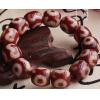 Consecration Tibetan Good Luck Totem DZI Beads Wrist Malas Buddhist Prayer Beads Bracelet