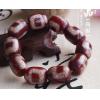 Consecration Tibet Good Luck Totem Dzi Beads Wrist Malas Buddhist Prayer Beads Bracelet