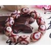 Consecration Tibet Good Luck Totem Dzi Beads Wrist Malas Buddhist Prayer Beads Bracelet