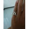 Fashion 925 Sterling Silver Handmade Deer Antlers Ring Style B