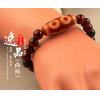 Handmade Buddhas Warrior Attendant Five Eyes Dzi Tibetan Buddhist Bracelet