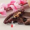 Handmade Bloodstone Beads Luck Two Eyes Dzi Tibetan Buddhist Bracelet