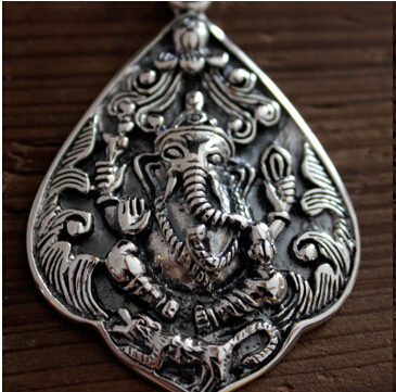 925 Silver Clouds Elephant Drop Shape Pendant No Chain 925 Silver Clouds Elephant Drop Shape Pendant No Chain
