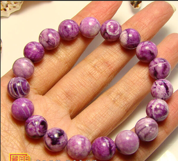 South Africa Natural Sugilite 6mm-10mm Bracelet South Africa Natural Sugilite 6mm-10mm Bracelet