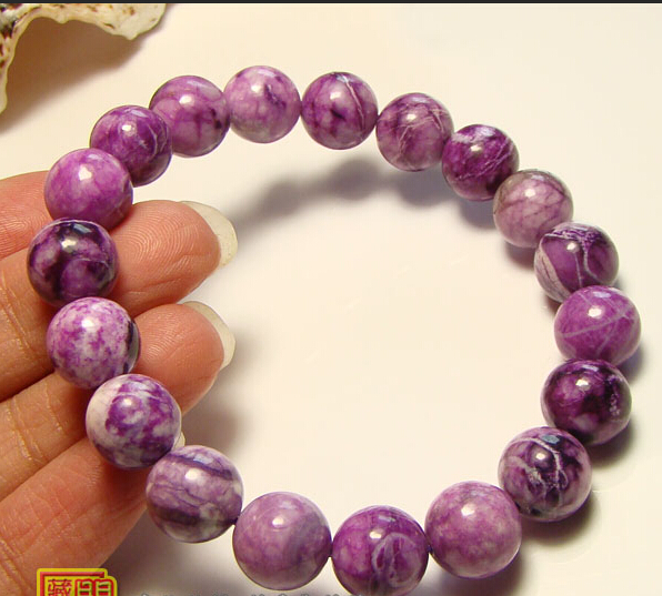 South Africa Natural Sugilite 6mm-10mm Bracelet South Africa Natural Sugilite 6mm-10mm Bracelet