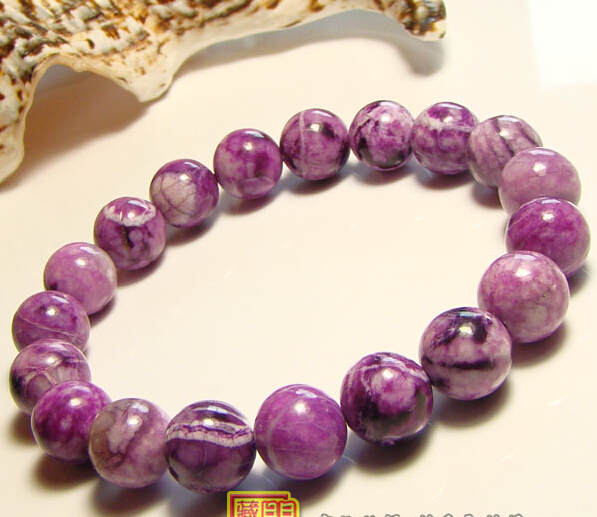 South Africa Natural Sugilite 6mm-10mm Bracelet South Africa Natural Sugilite 6mm-10mm Bracelet