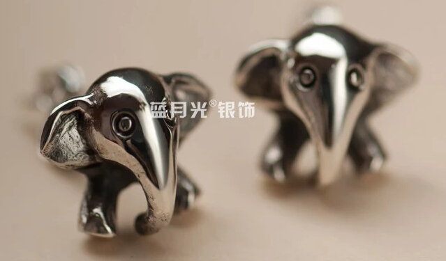 Silver Cute Baby Elephant Earrings Silver Cute Baby Elephant Earrings