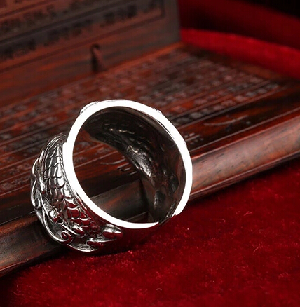 Silver 925 Couple Fish Vintage Wide Open Ring Silver 925 Couple Fish Vintage Wide Open Ring