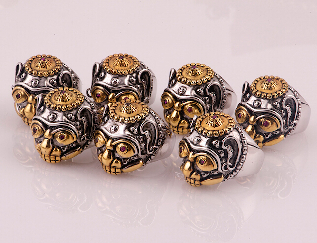 Stylish Skull Silver Personalized Man Ring Stylish Skull Silver Personalized Man Ring