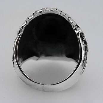 Indian Chiefs Vintage Silver Men Ring Indian Chiefs Vintage Silver Men Ring