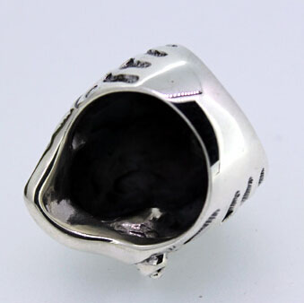 Religion Jesus Head Face 925 Silver Ring Religion Jesus Head Face 925 Silver Ring