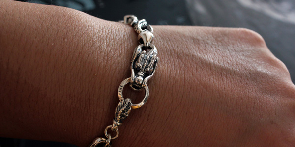 Dragon Vintage Silver Bracelet For Man Dragon Vintage Silver Bracelet For Man