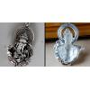 Elephant Meditation Status 925 Silver Pendant