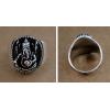 Elephant Trunk Silver Ring Man