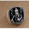 Elephant Trunk Silver Ring Man