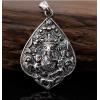 925 Silver Clouds Elephant Drop Shape Pendant No Chain