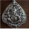 925 Silver Clouds Elephant Drop Shape Pendant No Chain