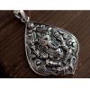 925 Silver Clouds Elephant Drop Shape Pendant No Chain