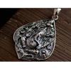 925 Silver Clouds Elephant Drop Shape Pendant No Chain