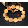 Tibet Natural Yak Horn Mens Prayer Bead Bracelet