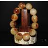 Tibet Natural Yak Horn Mens Prayer Bead Bracelet