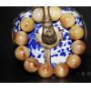 Tibet Natural Yak Horn Mens Prayer Bead Bracelet