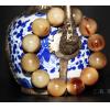 Tibet Natural Yak Horn Mens Prayer Bead Bracelet