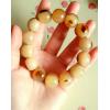 Tibet Natural Yak Horn Mens Prayer Bead Bracelet