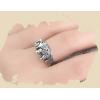 Vintage Movable Elephant Marcasite 925 Silver Ring