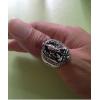 Retro 925 Siver Elephant Trunk Man Ring