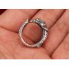 Retro Men 925 Silver Fish Ring