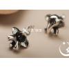 Silver Cute Baby Elephant Earrings