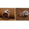 Cute Fashion S925 Silver Elephant Open Ring