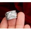 Silver 925 Couple Fish Vintage Wide Open Ring