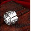 Silver 925 Couple Fish Vintage Wide Open Ring