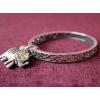 Thailand Elephant Charms Hollow Carved Ethnic Bracelet