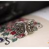 Handmade Vintage Owl Sterling Silver Ring With Marcasite Women